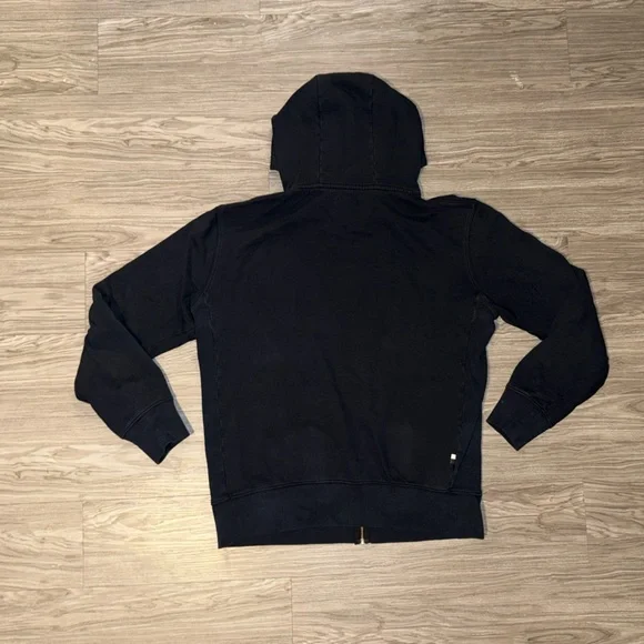 Rapha Cotton Logo Full Zip Hoodie Mens Size Large Navy Blue - Picture 4 of 6